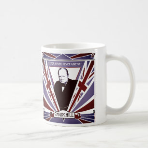 Personifizieren Sie Winston- Churchillkunst-Deko Kaffeetasse
