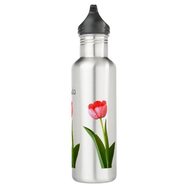 Personifizieren Sie: Zacken Sie Edelstahlflasche (Rechts)