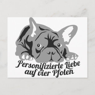 Personifizierte Liebe Postkarte