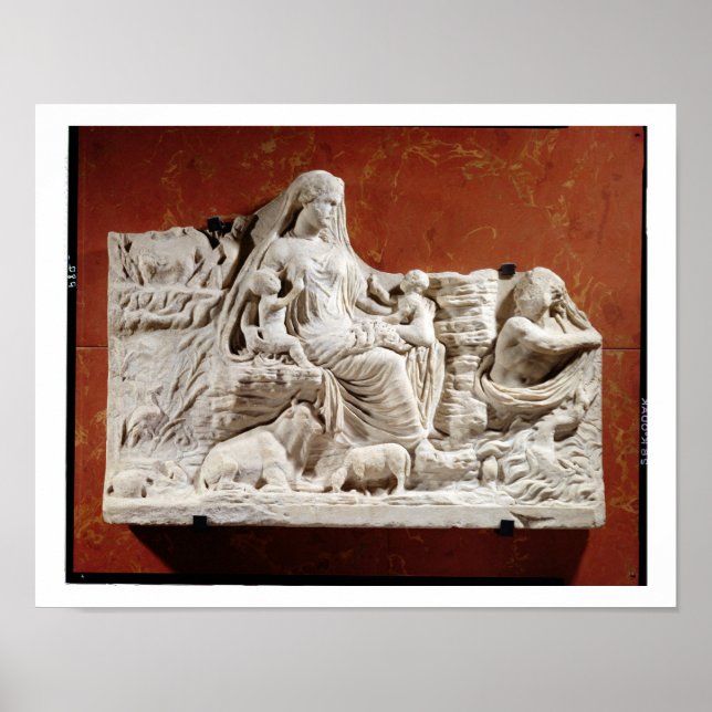 Personifizierung der Mutter Erde, allegorisch oder Poster (Vorne)