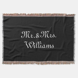 Personize Couple's Nachname, Mr. & Mrs. Decke