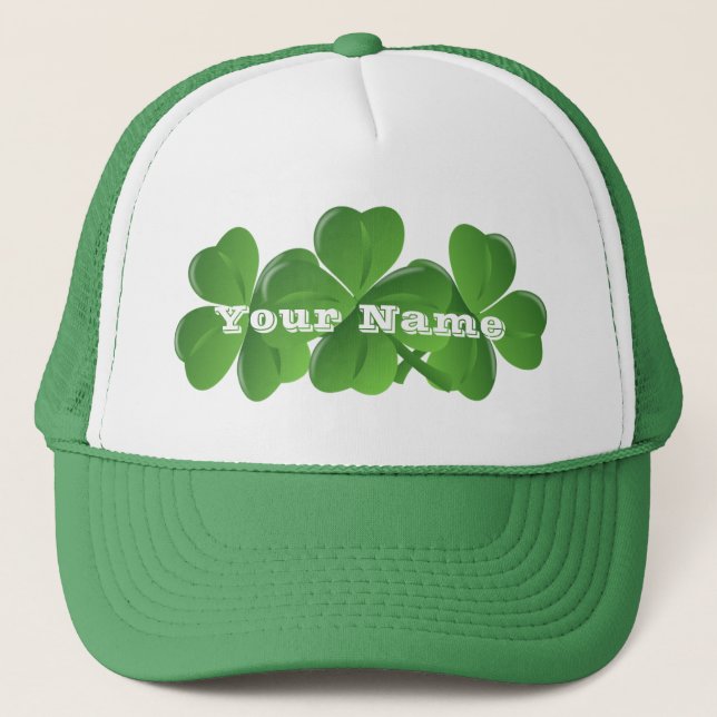 Personlalized Iren-St Patrick Tag Truckerkappe (Vorderseite)