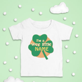 Persönlich bin ich ein Wee Little Name Irish Baby T-shirt