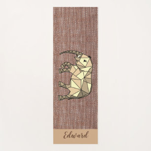 Persönlich Brown Black Cozy Elephant für ihn Yogamatte