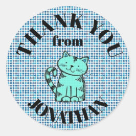 Persönlich danke Ihnen Stickers - Shades of Blue