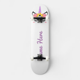 Persönlich gestalten Sie Ihr eigenes Blumenschläfc Skateboard
