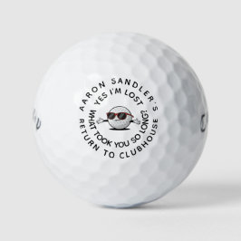 Persönlich Ihren Namen Funny Lost Golf Ball