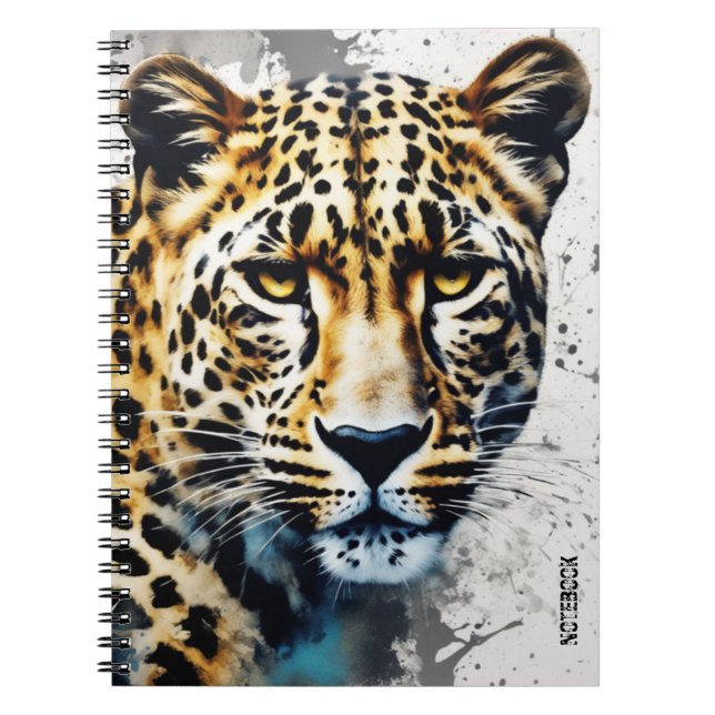 PERSÖNLICH: Leopard | Notebook-Journal Notizblock (Vorderseite)