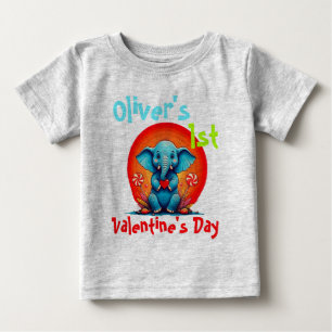 Persönlich MEINE ERSTEN VALENTINSBOTSCHAFTEN Baby T-shirt