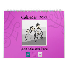 Persönliche 13 Fotos und Text 20XX Kalender