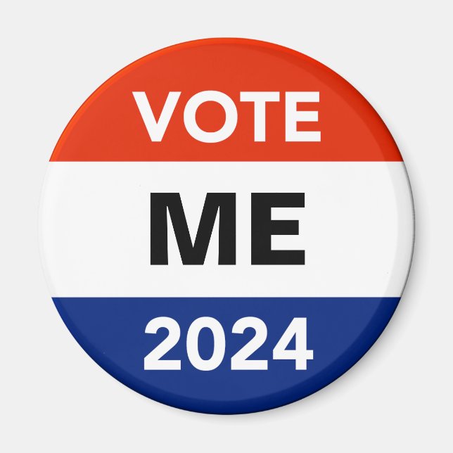 Persönliche Abstimmung 2024 Präsidentschaftswahlka Magnet (Vorne)