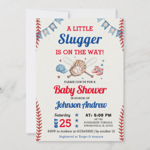 Persönliche Baseball-Baby-Party-Einladung für den Einladung