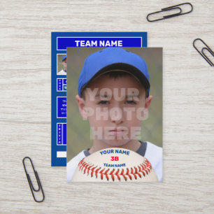 Persönliche Baseball-Karte (angepasste Batter-Sta Visitenkarte