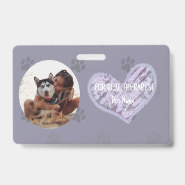 Persönliche Behandlung Pet-ID mit Foto und Name Ausweis