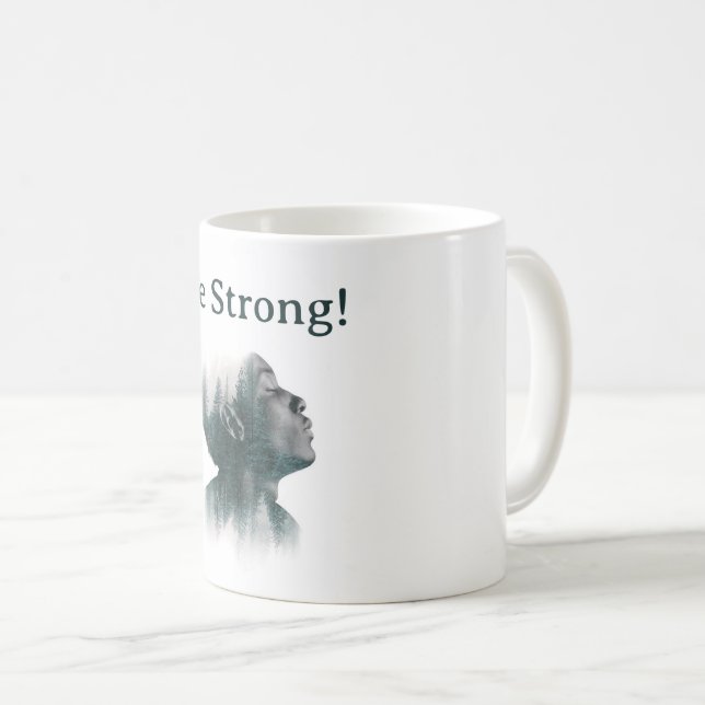 Persönliche benutzerdefinierte Foto Eindeutige Wör Kaffeetasse (VorderseiteRechts)