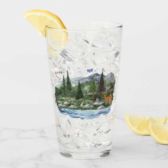 Persönliche Beziehungen Bergwelt Glas (Vorderseite Ice)