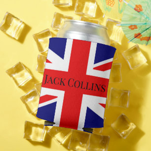 Persönliche Gestaltung der britischen Flagge Dosenkühler
