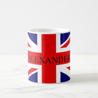 Persönliche Gestaltung der britischen Flagge Kaffeetasse