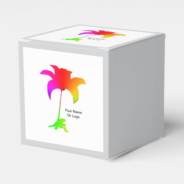 Persönliche Gestaltung der Geschenkbox für Rainbow Geschenkschachtel (Vorderseite)