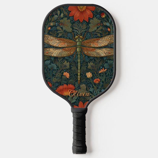 Persönliche Gestaltung der Libellenfliege Pickleball Schläger (Vorderseite)