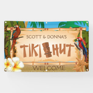 Persönliche Gestaltung der Tiki Hütte im Paradie Banner