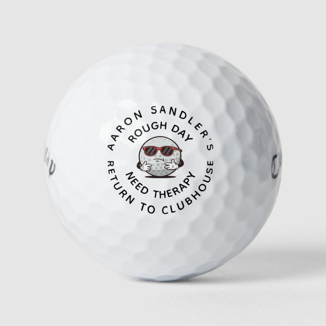 Persönliche Gestaltung Ihres Namens für "Day Fun G Golfball (Vorderseite)