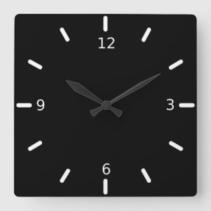 Persönliche Gestaltung Quadratische Wanduhr