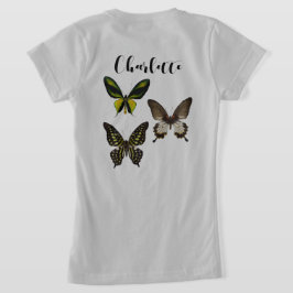 Persönliche Gestaltung tropischer Schmetterlinge T-Shirt