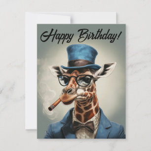 Persönliche Gestaltung von Giraffe zum Geburtstag 