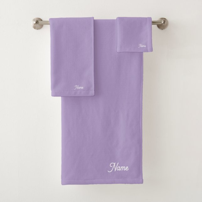 Persönliche Gestaltung von Lavendergeschenken Badhandtuch Set (Insitu)