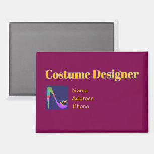 Persönliche Gestaltung von Werbung für Kostümbildn Magnet