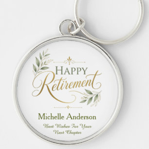 Persönliche Glückwünsche für Ihr nächstes Kapitel Schlüsselanhänger
