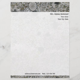 Persönliche Granit-Felsen-Beschaffenheit mit Briefkopf