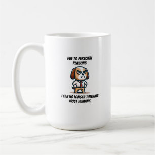 Persönliche Gründe können nicht tolerieren Kaffeetasse