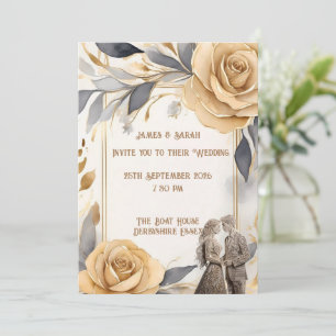 Persönliche Hochzeitscoupets Einladung
