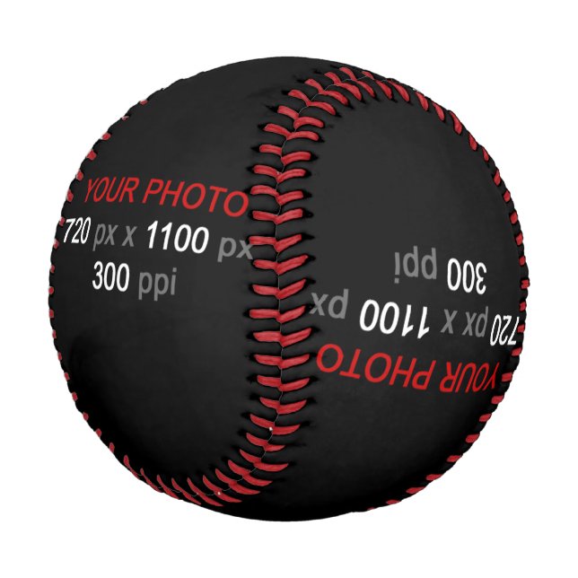 Persönliche Kreation Baseball (Schrägansicht)