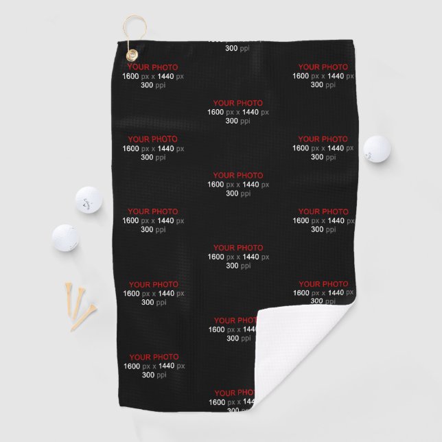 Persönliche Kreation Golfhandtuch (Insitu)