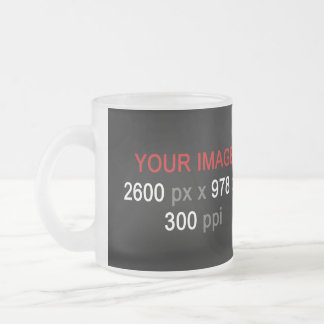 Persönliche Kreation Mattglastasse