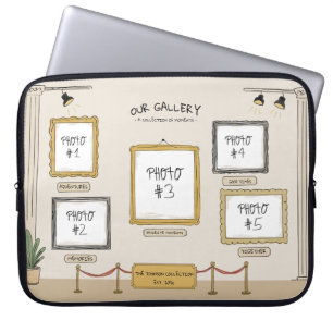 Persönliche Kunstgalerie Maßgeschneiderte Foto-Lap Laptopschutzhülle