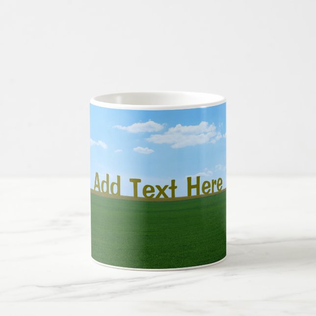 Persönliche Landschaft Kaffeetasse (Mittel)