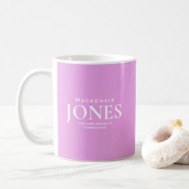 Persönliche Markenbezeichnung Modern Business Logo Kaffeetasse