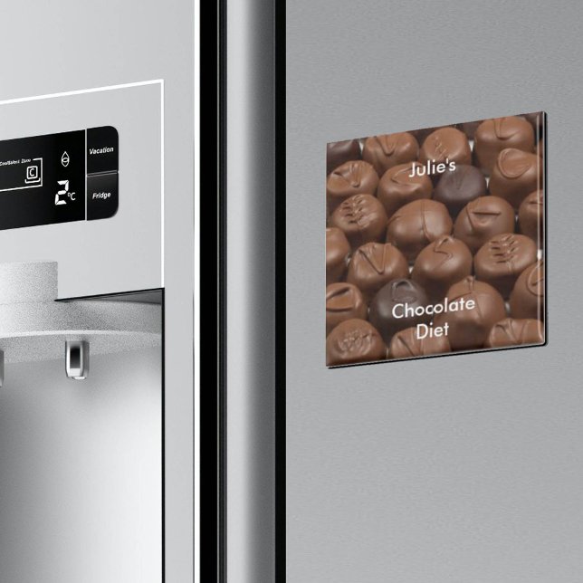 Persönliche Namensschokoladendiät Magnet (Von Creator hochgeladen)