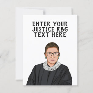 PERSÖNLICHE RUTH BADER GINSBURG KARTE