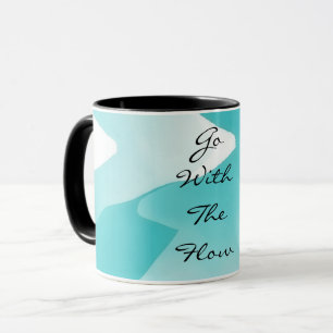 Persönliche Tasse geht mit Flow Art Tasse