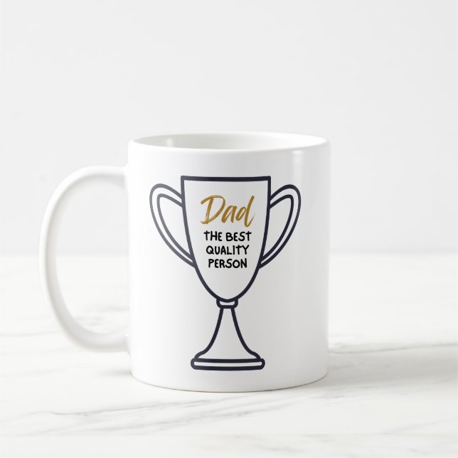 Persönliche Tasse von bester Qualität - Vater (Links)