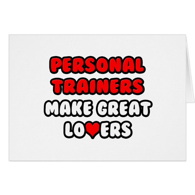 Persönliche Trainer machen große Liebhaber (Vorderseite (Horizontal))