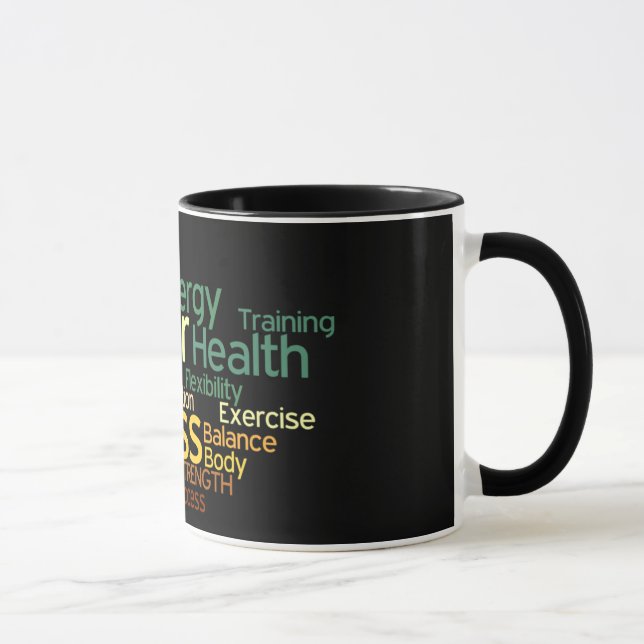 Persönliche Trainer oder Fitness Mittel-TASSE Tasse (Rechts)