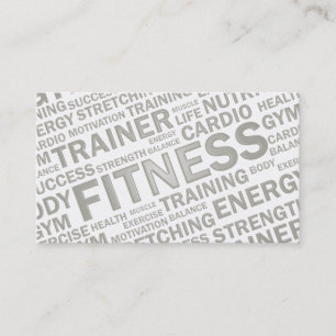 Persönliche Trainer-u. Fitness-Geschäfts-Karte Visitenkarte