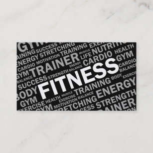 Persönliche Trainer-u. Fitness-Geschäfts-Karte Visitenkarte