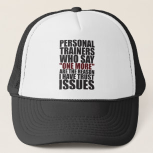 Persönliche Trainer und Vertrauensfragen - Funny W Truckerkappe